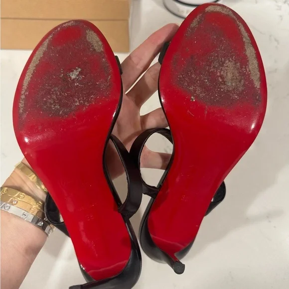 Christian Louboutin Black Lock Me 85 - Picture 5 of 9